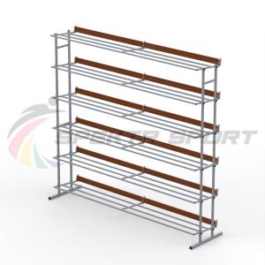 Купить Стеллаж для лыжных ботинок (на 50 пар) разборный в Нефтекамске 