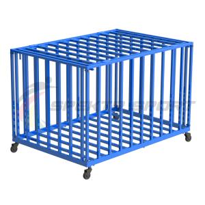 Купить Корзина для хранения мячей передвижная металлическая (стенки - мет. профиль) Разборная в Нефтекамске 