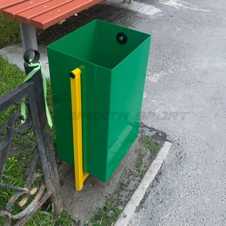 Купить Урна для мусора прямоугольная 370х250х650 мм в Нефтекамске 